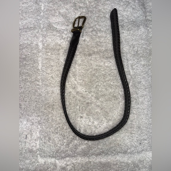 Coach Women’s Braid Black Belt-Preloved size 30 inches/75cm - Picture 3 of 7